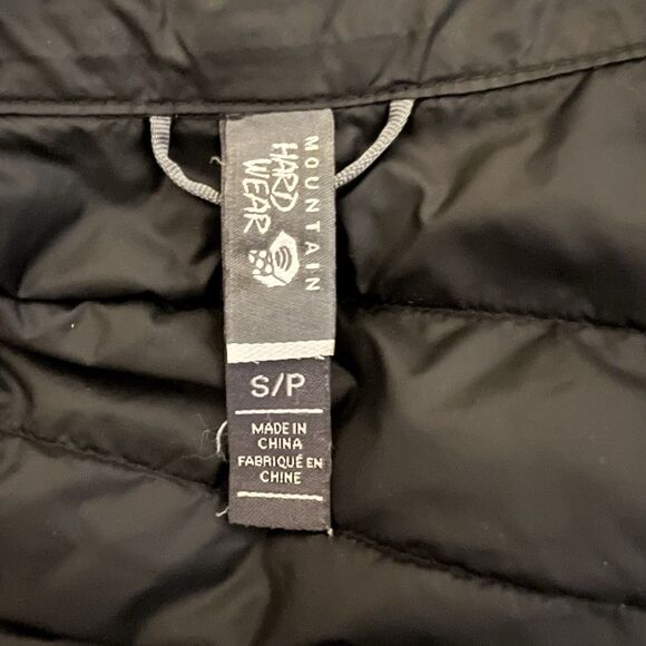 Mountain Hardwear Jacket Womens Size S Black Micro Ratio Q.Shield 650 Down Zip - Picture 12 of 13